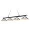 Z-Lite Cordon Matte Black & Brushed Nickel Billiard Light by Z-Lite 2306-4MB-BN-SBN