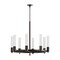 Alora Lighting Rue 38-Inch Chandelier in Warm Bronze by Alora Lighting CH416108WB