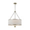 Crystorama Lighting Broche 6-Light Chandelier in Antique Silver by Crystorama Lighting 518-SA