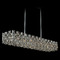 Allegri Lighting Allegri Crystal Piazze Polished Chrome Island Light with Rectangle Shade 036661-010-FR001