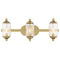Savoy House Savoy House Lighting Holton Warm Brass Bathroom Light 8-3024-3-322