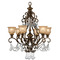 Crystorama Lighting Crystorama Lighting Norwalk Bronze Umber Crystal Chandelier 7516-BU-CL-S