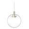 Visual Comfort Modern Collection Palona Monopoint LED Pendant in Nickel by Visual Comfort Modern 700MPPLNCS-LED930