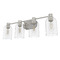 Hunter Fan Company Hunter Fan Company Lochemeade Brushed Nickel Bathroom Light 19710