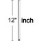 Generation Lighting Fan Collection 12-Inch Downrod in Polished Nickel by Visual Comfort & Co Fan Collection DR12PN