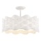 George Kovacs Lighting Coastal Current LED Semi-Flush Mount in Sand White by George Kovacs P1302-655-L