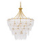 Quoizel Lighting Quoizel Lighting Lilestone Gold Leaf Chandelier QP6766GFL