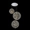 Allegri Lighting Alta 3-Light Multi-Drop Crystal Pendant in Chrome by Allegri Crystal 037254-010-FR001