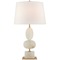 Visual Comfort Signature Collection Thomas OBrien Dani Table Lamp in Alabaster by Visual Comfort Signature TOB3980ALBL