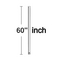 Generation Lighting Fan Collection 60-Inch Downrod in Polished Nickel by VC Fan Collection DR60PN
