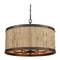 Elk Lighting Elk Lighting Wooden Barrel Oil Rubbed Bronze, Natural Wood Chandelier 33366/6