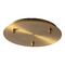 Oxygen 13-Inch 3-Light Multi-Port Canopy in Aged Brass by Oxygen Lighting 3-8-6340