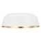 Visual Comfort Studio Collection ED Ellen-DeGeneres Asher 14.50-Inch Matte White Flush Mount by Visual Comfort Studio EF1003MWT