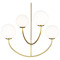 Visual Comfort Studio Collection Visual Comfort Studio Collection Aerin Galassia Burnished Brass Chandelier AEC1054BBS