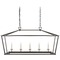 Visual Comfort Signature Collection E.F. Chapman Darlana Linear Lantern in Aged Iron by Visual Comfort Signature CHC2156AI