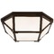 Visual Comfort Signature Collection Suzanne Kasler Morris Flush Mount in Antique Zinc by Visual Comfort Signature SK4008AZWG