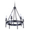 Craftmade Lighting Larrson Flat Black Chandelier by Craftmade Lighting 54326-FB
