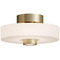 AFX Lighting Afx Lighting Sydney Light Antique Brass LED Semi-Flushmount Light SYDC13LAJUDLB