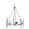 Craftmade Lighting Larrson Brushed Polished Nickel Chandelier by Craftmade Lighting 54328-BNK