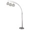 Lite Source Lighting Deion Polished Steel Arc Lamp by Lite Source Lighting LSF-8871PS/GREY