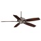 Savoy House Wind Star 52-Inch Fan in Brushed Pewter by Savoy House 52-830-5RV-187