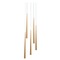 Modern Forms by WAC Lighting Cascade Aged Brass LED Multi-Light Pendant by Modern Forms PD-41805R-AB