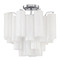 Crystorama Lighting Crystorama Lighting Addis Polished Chrome Semi-Flushmount Light ADD-300-CH-WH_CEILING