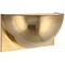 Visual Comfort Signature Collection Peter Bristol Quarter Sphere Up Light in Brass by Visual Comfort Signature PB2070NBFG