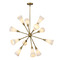 Alora Lighting Alora Lighting Cosmo Brushed Gold Chandelier CH462039BGGR