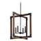 Kichler Lighting Marimount 4-Light Black & Stained Wood Pendant by Kichler Lighting 44044AUB