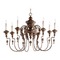 Quorum Lighting Salento Vintage Copper Chandelier by Quorum Lighting 6006-8-39