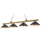 Z-Lite Cordon Rubbed Brass Billiard Light by Z-Lite 2306-4RB-SMB