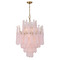 Crystorama Lighting Ollie 16-Light Chandelier in Aged Brass & Blush by Crystorama Lighting OLL-6006-AG-BH