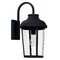 Capital Lighting Dunbar 18-Inch Outdoor Wall Lantern in Black by Capital Lighting 927011BK