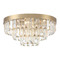 Crystorama Lighting Crystorama Lighting Hayes Aged Brass Flushmount Light HAY-1403-AG