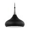 Nuvo Lighting Phoenix Small Pendant in Black & Polished Nickel by Nuvo Lighting 60-7510
