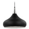 Nuvo Lighting Phoenix Medium Pendant in Black & Polished Nickel by Nuvo Lighting 60-7513