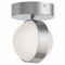 AFX Lighting Afx Lighting Verona Satin Nickel LED Semi-Flushmount Light VRNF05LAJUDSN