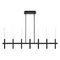 Eurofase Lighting Benicio LED Linear Chandelier in Black by Eurofase 46476-012