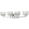 Z-Lite Rubicon Chrome LED Bathroom Light by Z-Lite 1927-4V-CH-LED