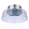 Craftmade Lighting Centric Brushed Polished Nickel LED Flush Mount by Craftmade Lighting 55180-BNK-LED