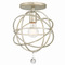 Crystorama Lighting Crystorama Lighting Solaris Olde Silver Semi-Flushmount Light 9220-OS_CEILING