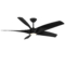Modern Forms by WAC Lighting Zyphyr 5 62-Inch 4CCT LED Smart Fan in Matte Black by Modern Forms FR-W2401-62L-MB