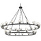 Crystorama Lighting Crystorama Lighting Aragon Matte Black LED Chandelier ARA-10269-MK