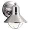 Kichler Lighting Seaside 7.50-Inch Outdoor Wall Light in Brushed Nickel by Kichler Lighting 9021NI