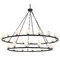 Crystorama Lighting Crystorama Lighting Aragon Matte Black LED Chandelier ARA-10269-MK-ST