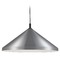 Kuzco Lighting Dorothy Brushed Nickel & Black Pendant by Kuzco Lighting 493126-BN/BK