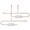 Craftmade Lighting Tuli Satin Brass LED Linear Light by Craftmade Lighting 53874-SB-LED