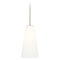 Z-Lite Z-Lite Farrell Brushed Nickel Mini-Pendant Light with Conical Shade 3043P7-ROD-BN