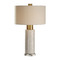 Uttermost Lighting Vaeshon Bleached Wash & Brushed Brass Table Lamp by Uttermost Lighting 27854